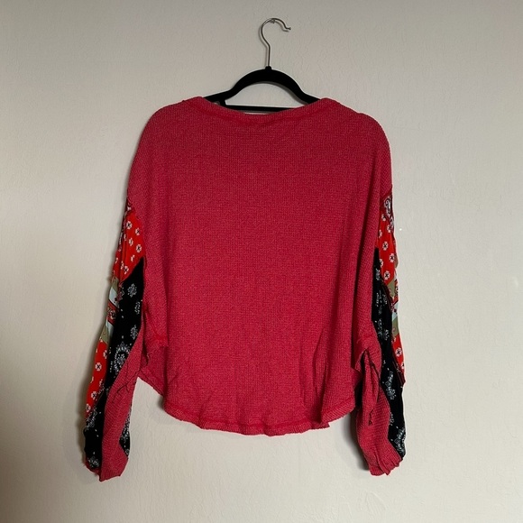 Free People We The Free Blossom Thermal Blouse Size Small - Picture 6 of 6